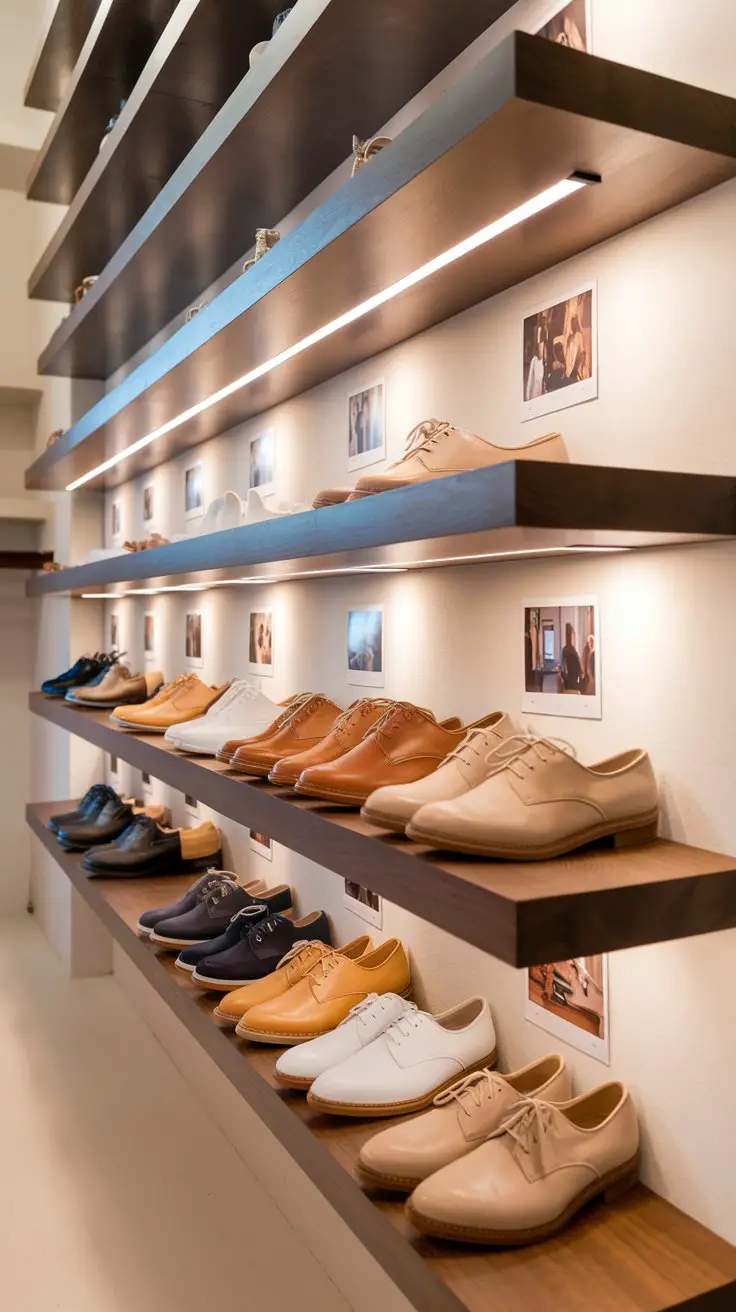 Maximize Vertical Space With a Stacked Shoe Wall