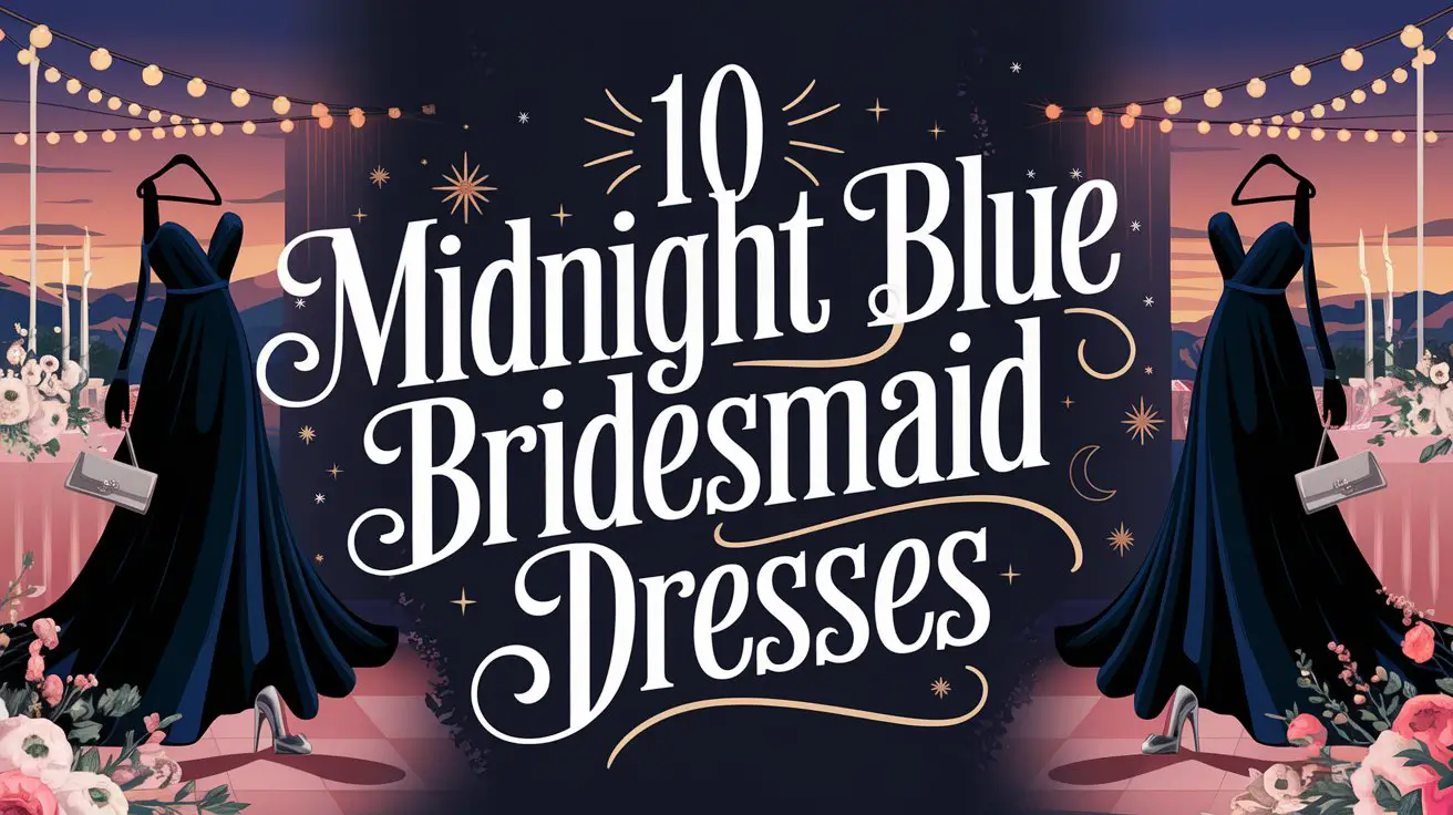 Midnight Blue Bridesmaid Dresses