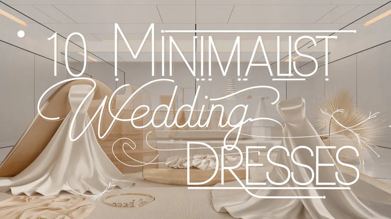Minimalist Wedding Dresses