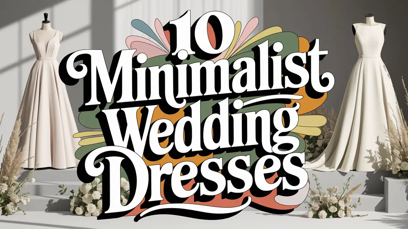 Minimalist Wedding Dresses