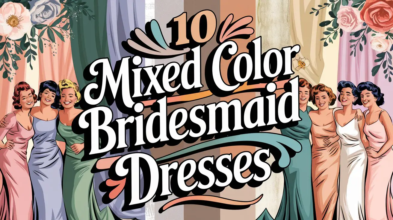 Mixed Color Bridesmaid Dresses