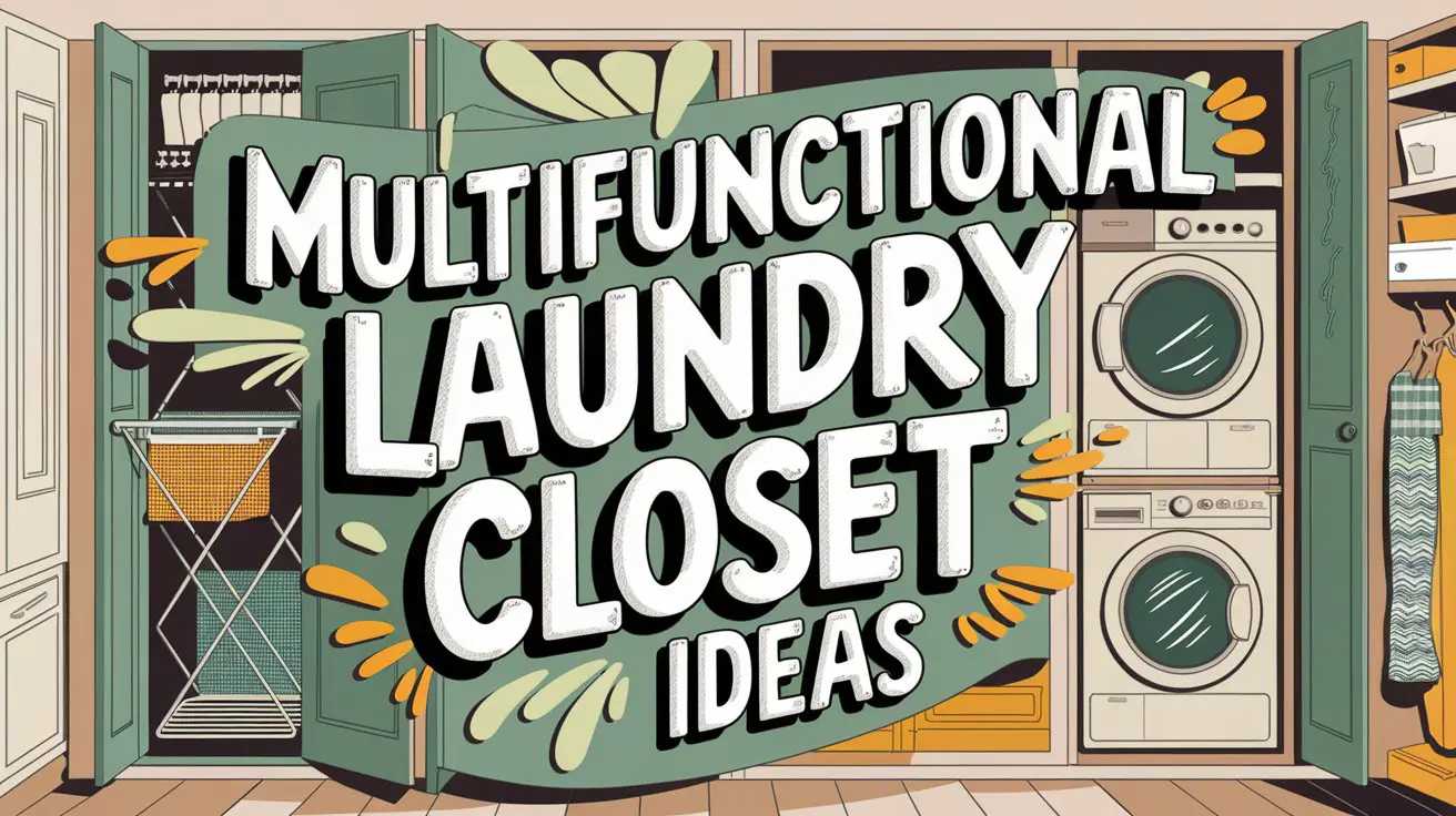 Multifunctional Laundry Closet Ideas