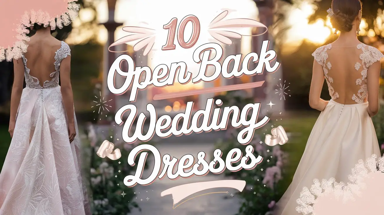 Open Back Wedding Dresses