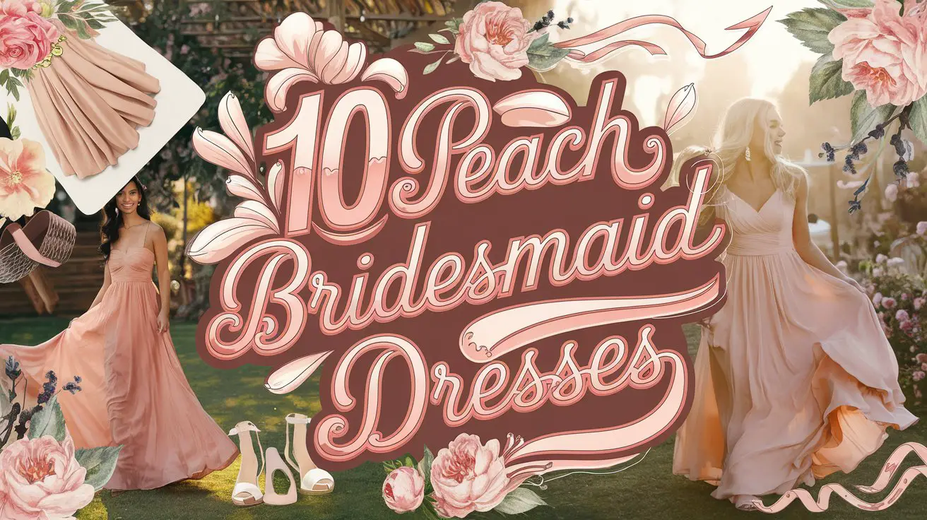 Peach Bridesmaid Dresses