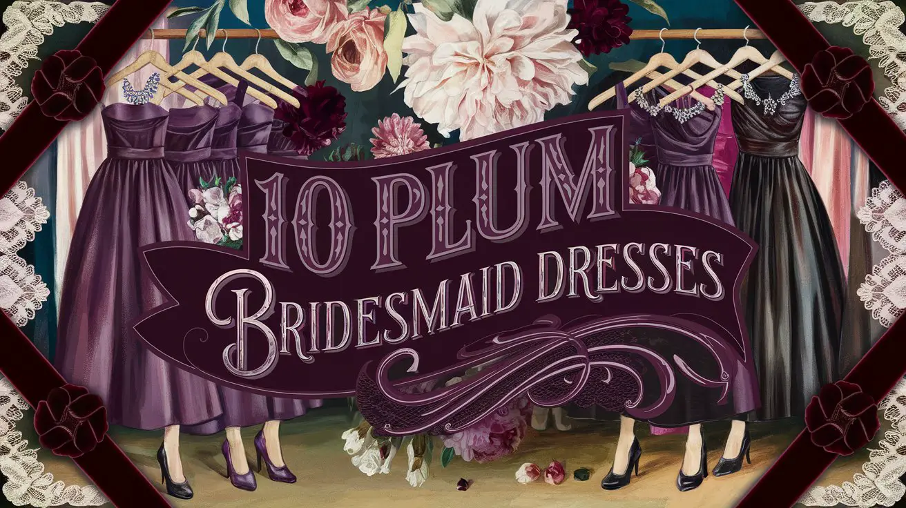 Plum Bridesmaid Dresses