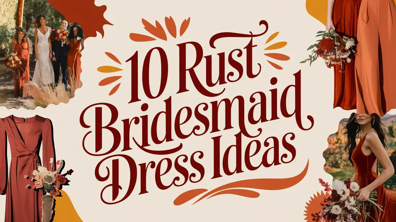 Rust Bridesmaid Dress Ideas