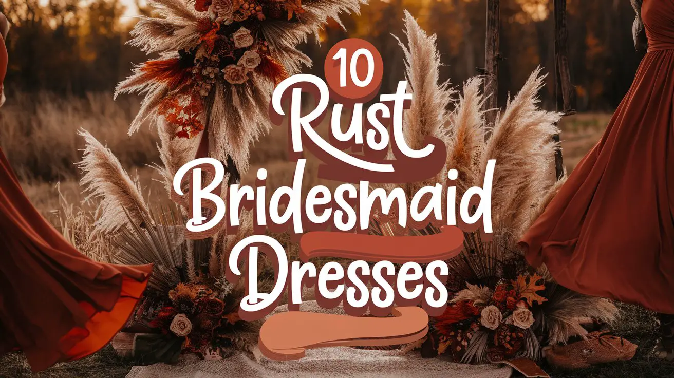 Rust Bridesmaid Dresses