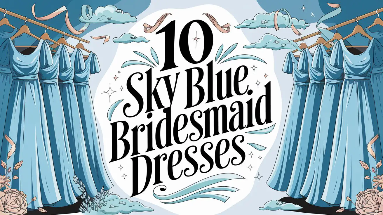 Sky Blue Bridesmaid Dresses
