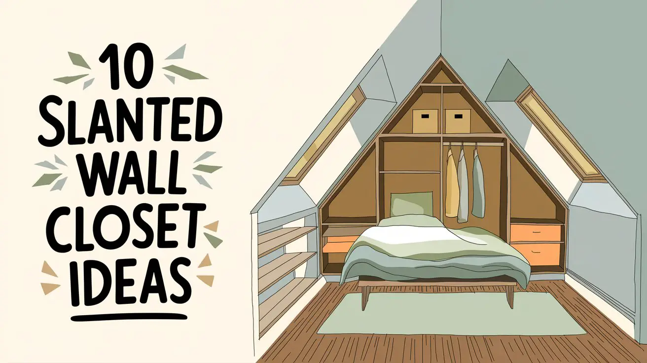 Slanted Wall Closet Ideas