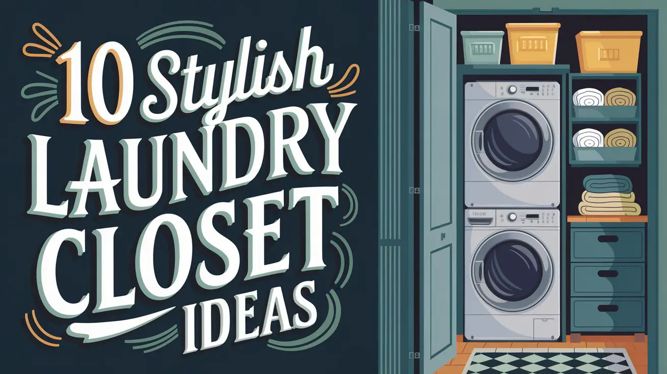 Stylish Laundry Closet Ideas
