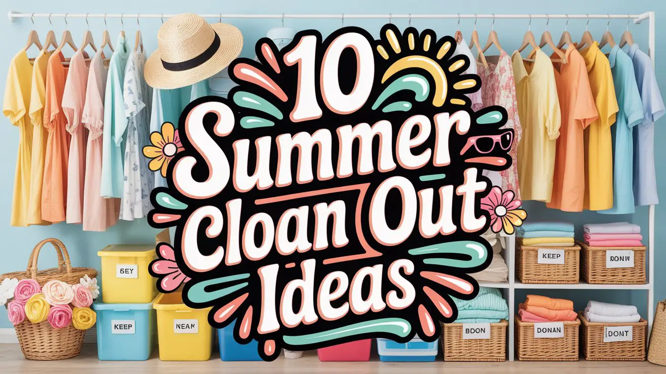 Summer Closet Clean Out Ideas
