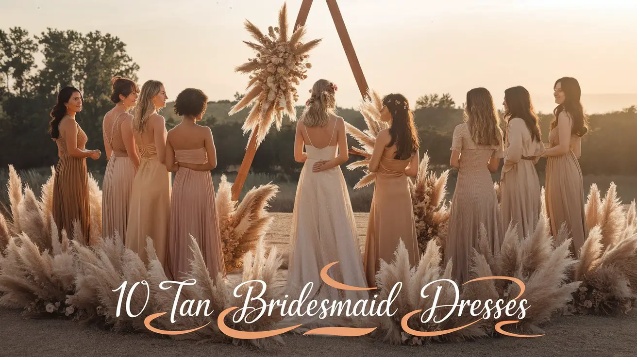 Tan Bridesmaid Dresses