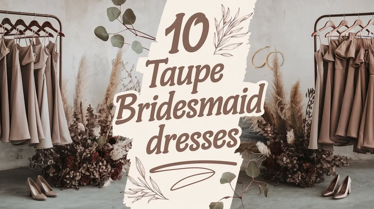 Taupe Bridesmaid Dresses