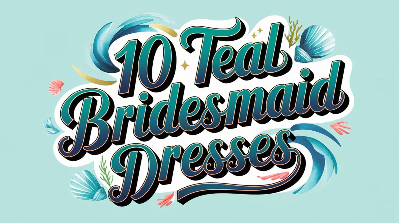 Teal Bridesmaid Dresses