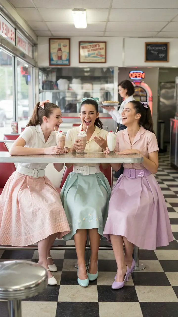 The 1950s Circle Skirt and Blouse Separates