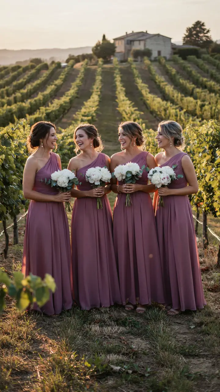 The Classic Chiffon Maxi in Deep Plum