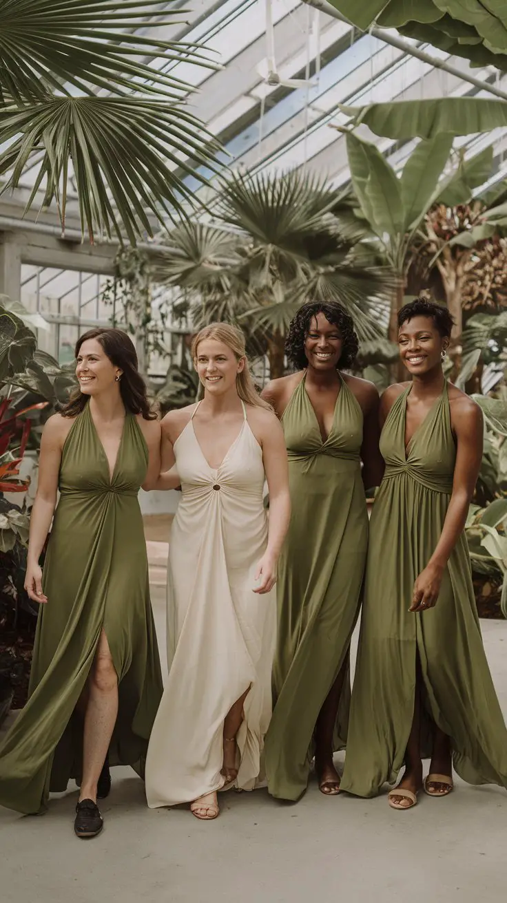 The Convertible Olive Infinity Dress