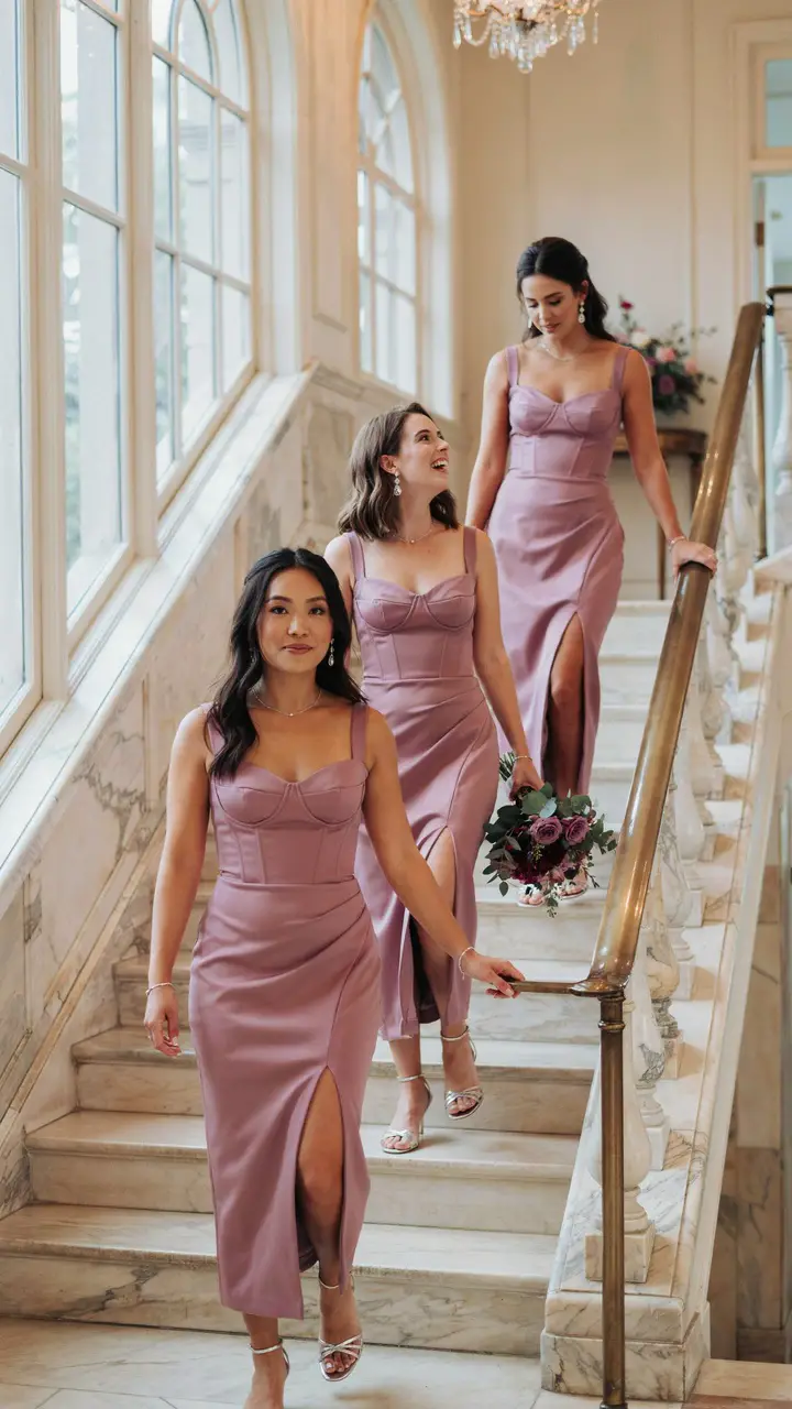 The Elegant Midi with a Thigh-High Slit
