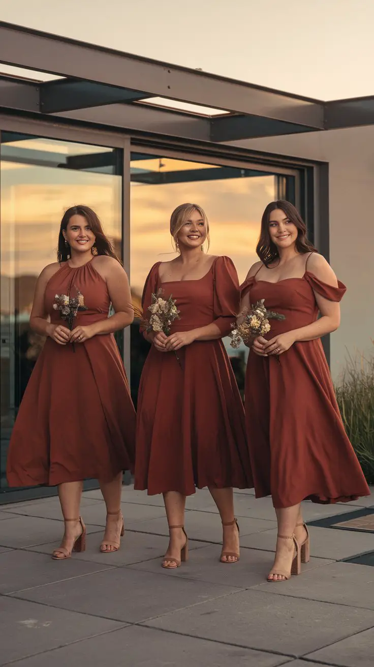 The Midi-Length Option for Modern Brides