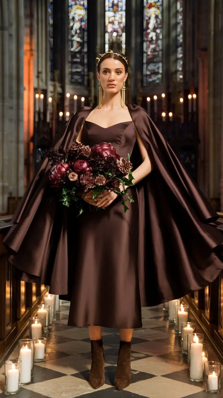 The Midi With a Cape or Overskirt Detail