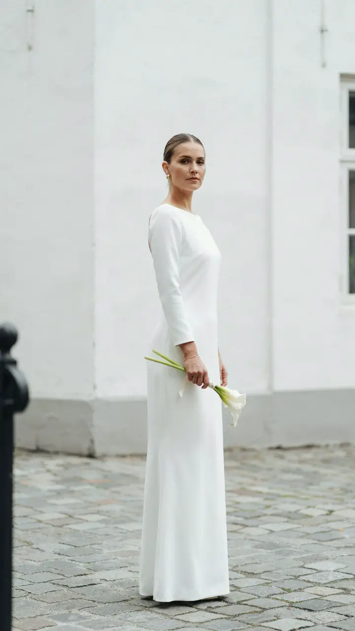 The Minimalist Danish Column Dress
