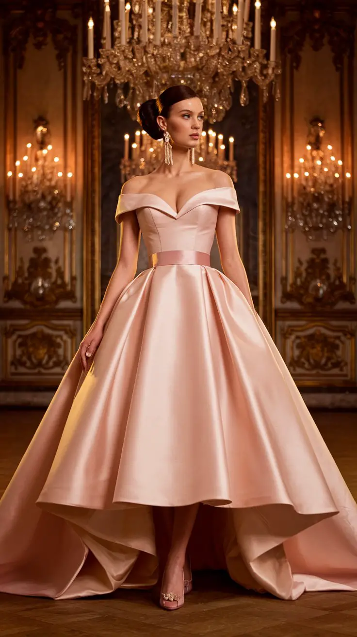 The Off-the-Shoulder Princess Gown