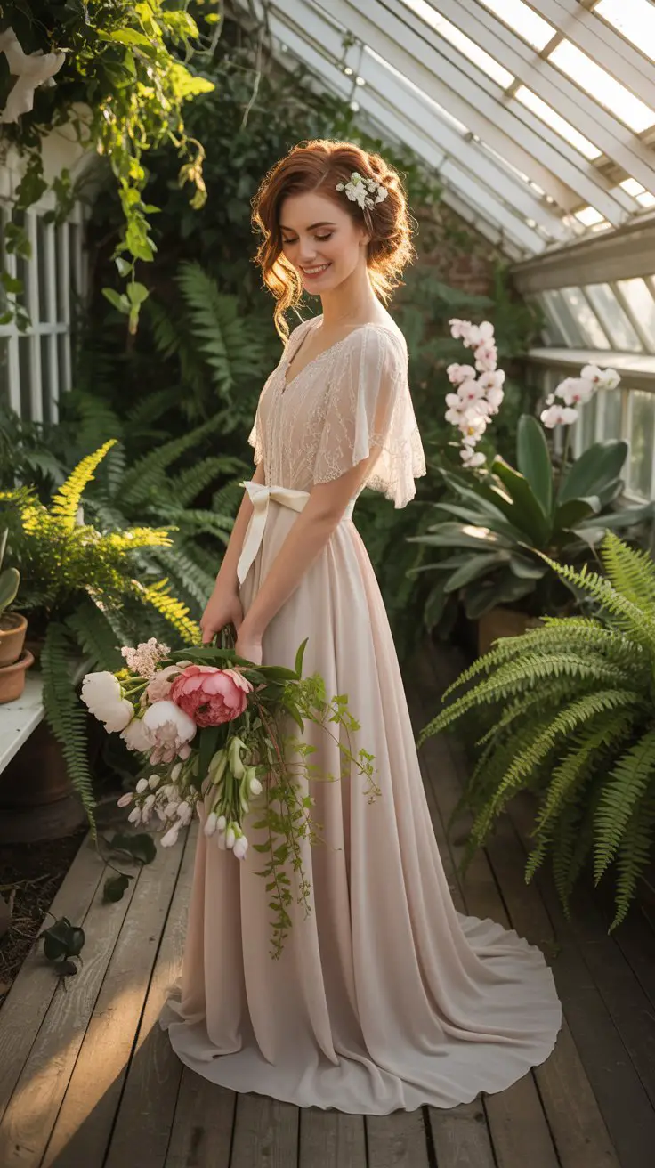 The Romantic Edwardian-Influenced Wedding Gown