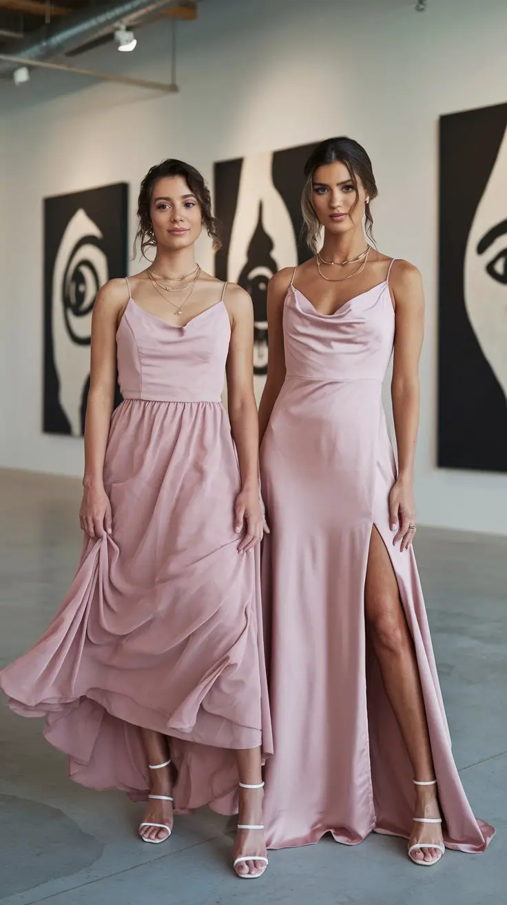 The Slip Dress with Overskirt