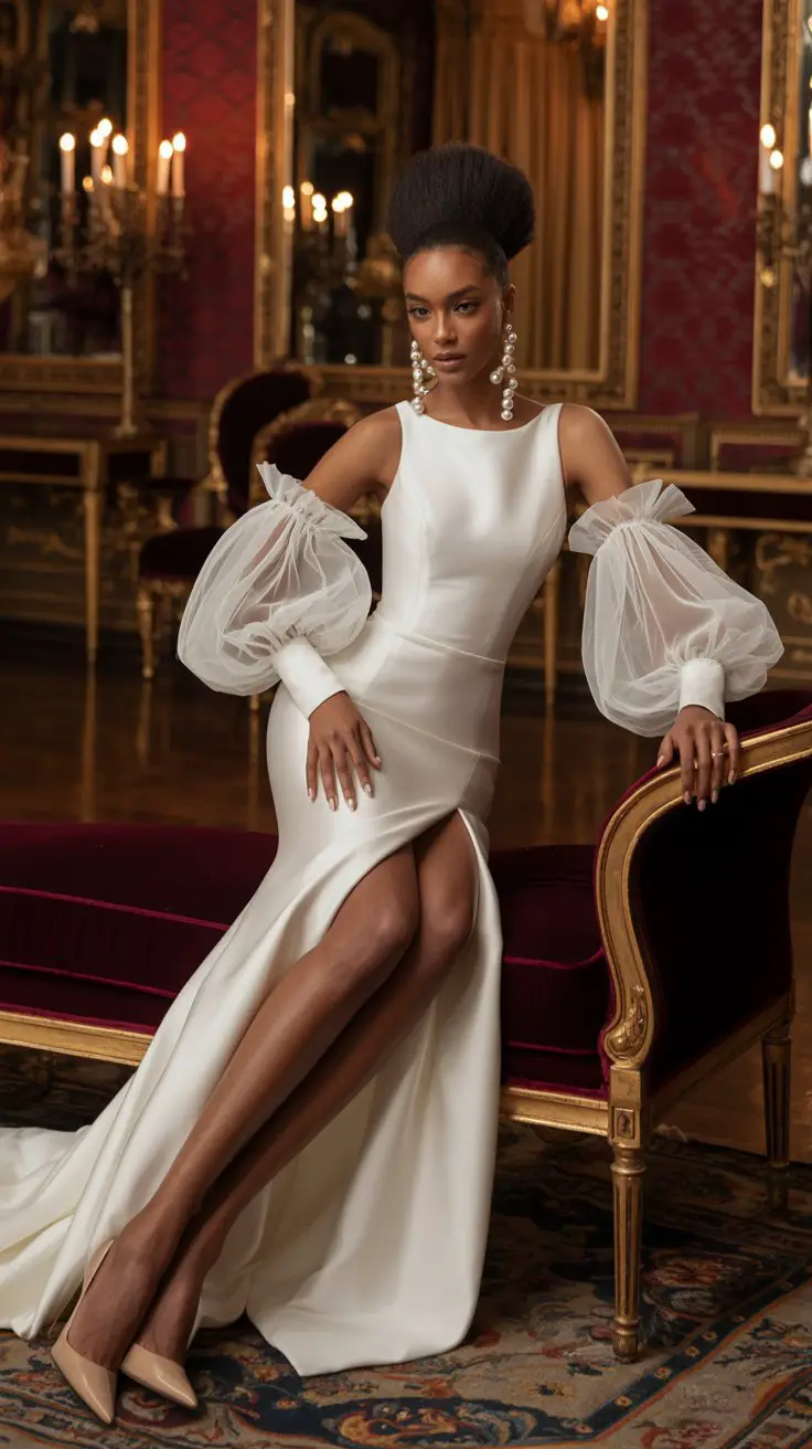 The Statement Sleeve Gown