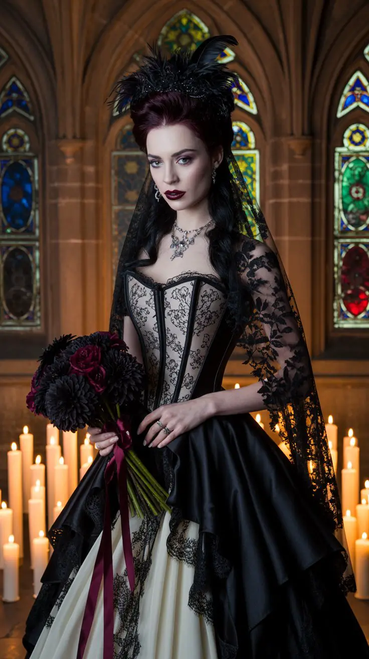 The Victorian Gothic Wedding Dress