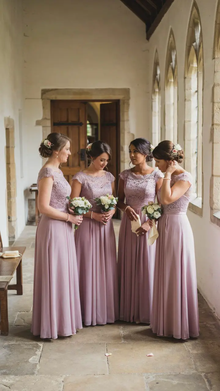 The Vintage-Inspired A-Line with Lace Detail