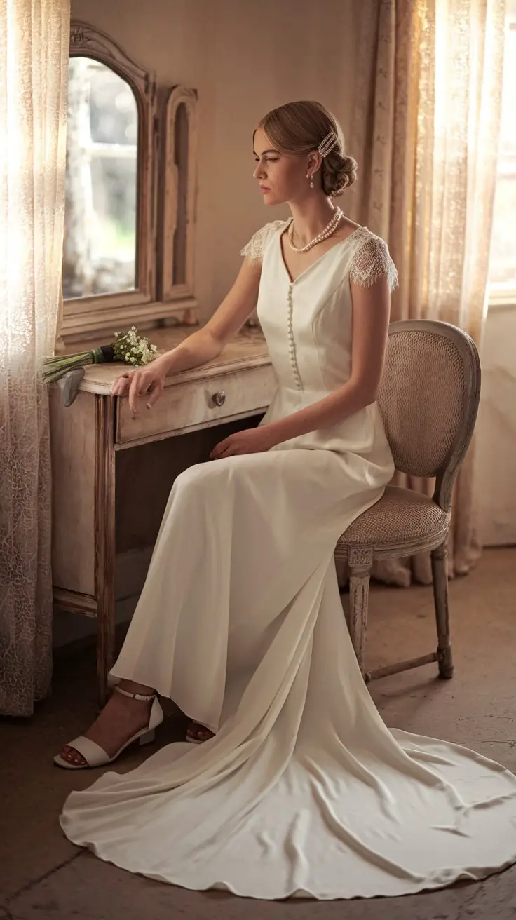 The Vintage-Inspired Gown