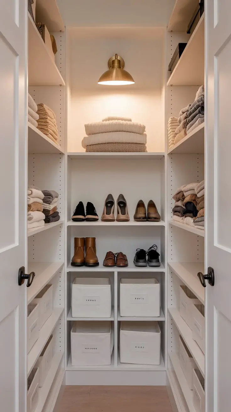 Use the Back Wall for Floor-to-Ceiling Shelving