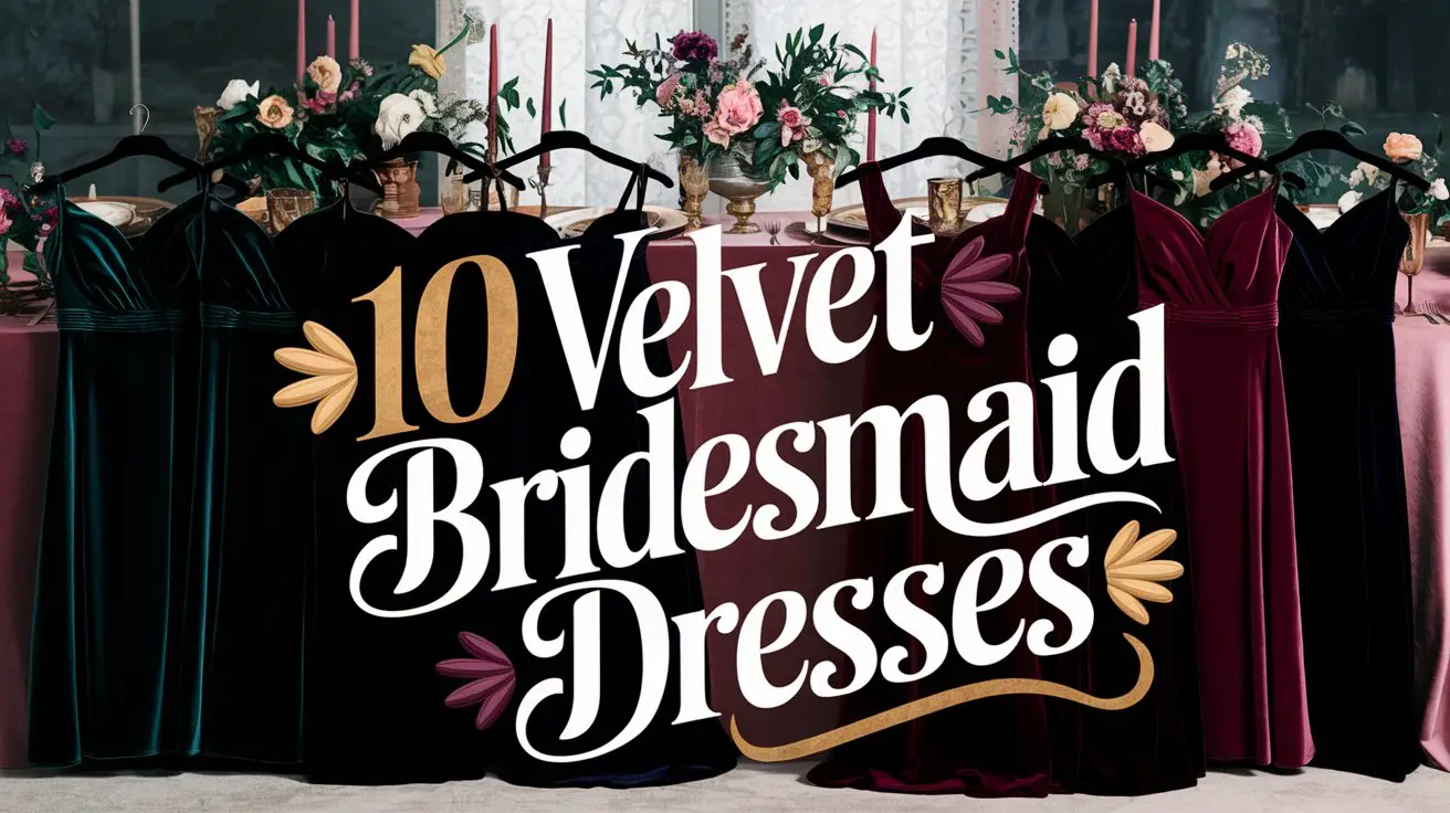 Velvet Bridesmaid Dresses