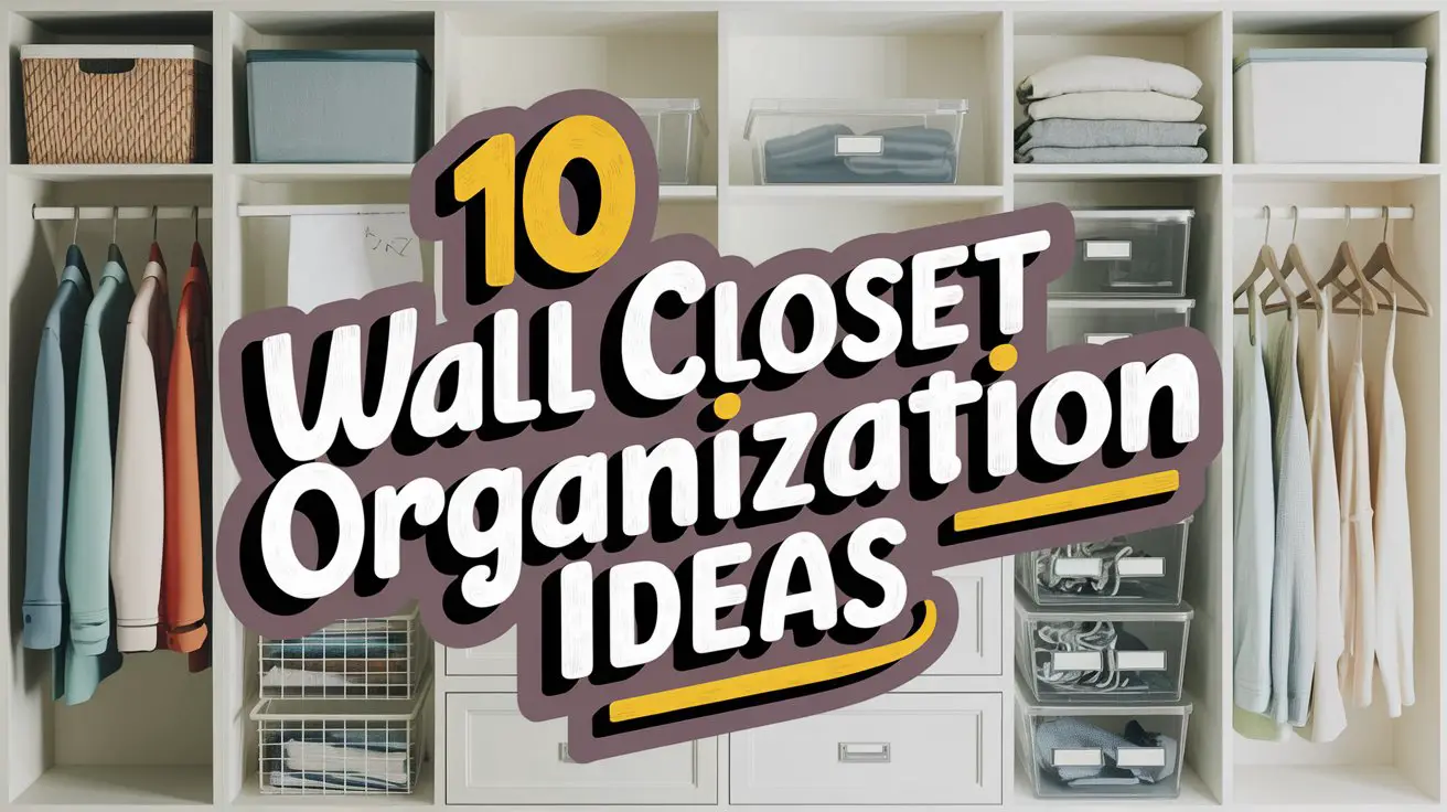 Wall Closet Organization Ideas