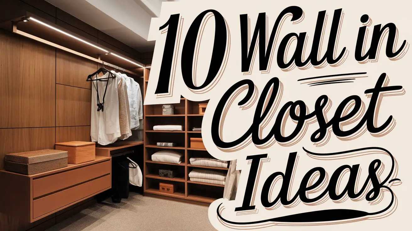 Wall In Closet Ideas