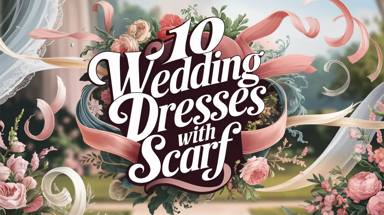 Wedding Dresses With Scarf