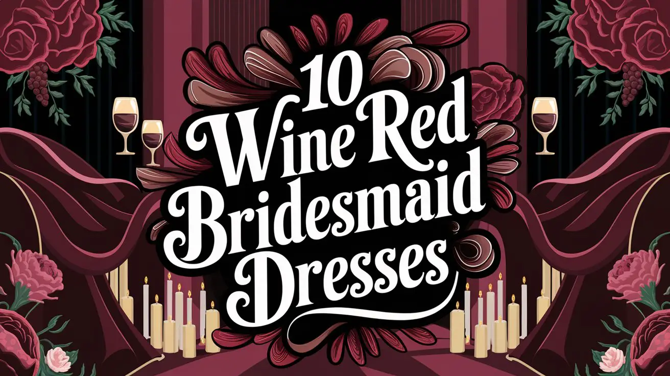 Wine Red Bridesmaid Dresses