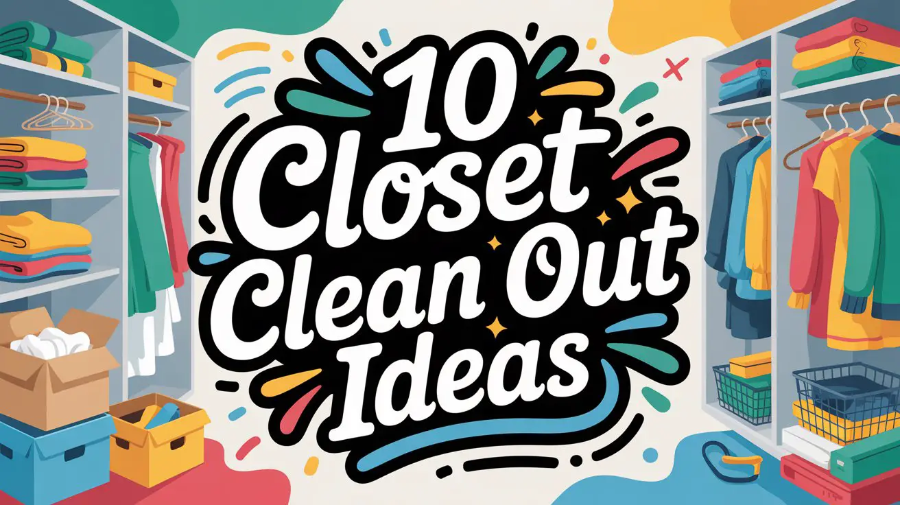 Closet Clean Out Ideas