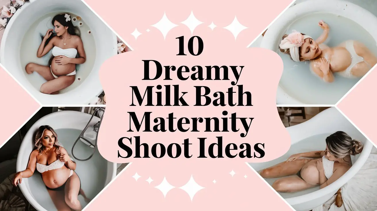 Dreamy Milk Bath Maternity Shoot Ideas