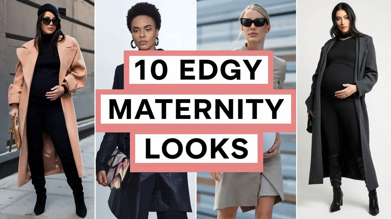 Edgy Maternity Looks