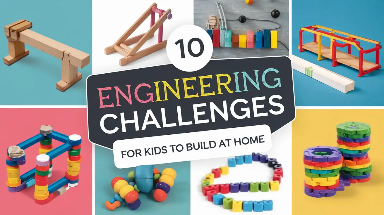 Engineering Challenges for Kids to Build at Home