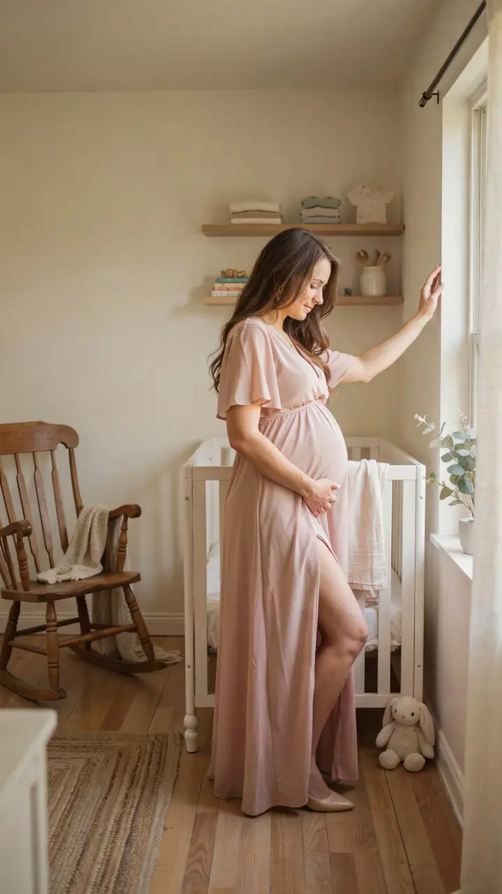 Flowy Dress in the Nursery