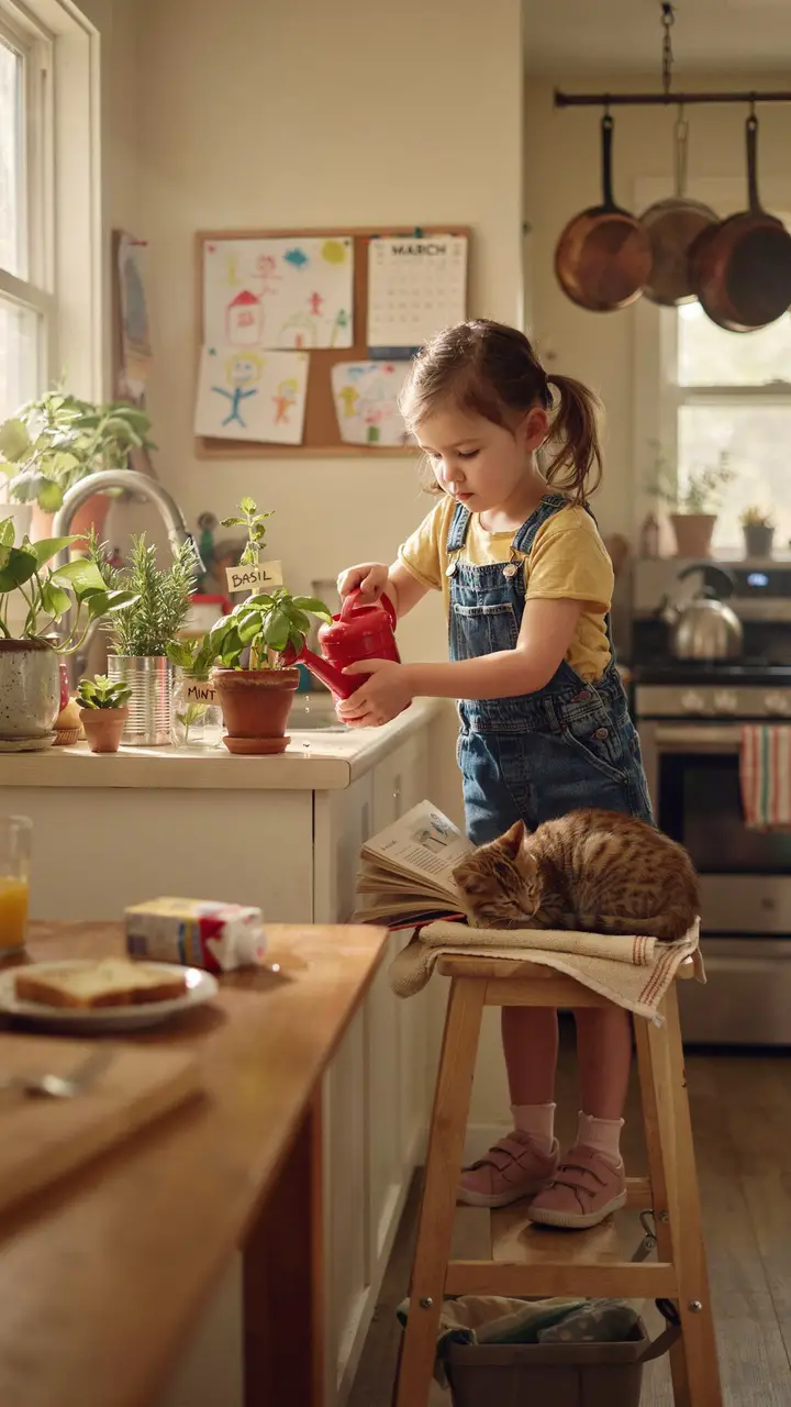 Plant Watering Duty — Little Gardeners, Big Responsibility