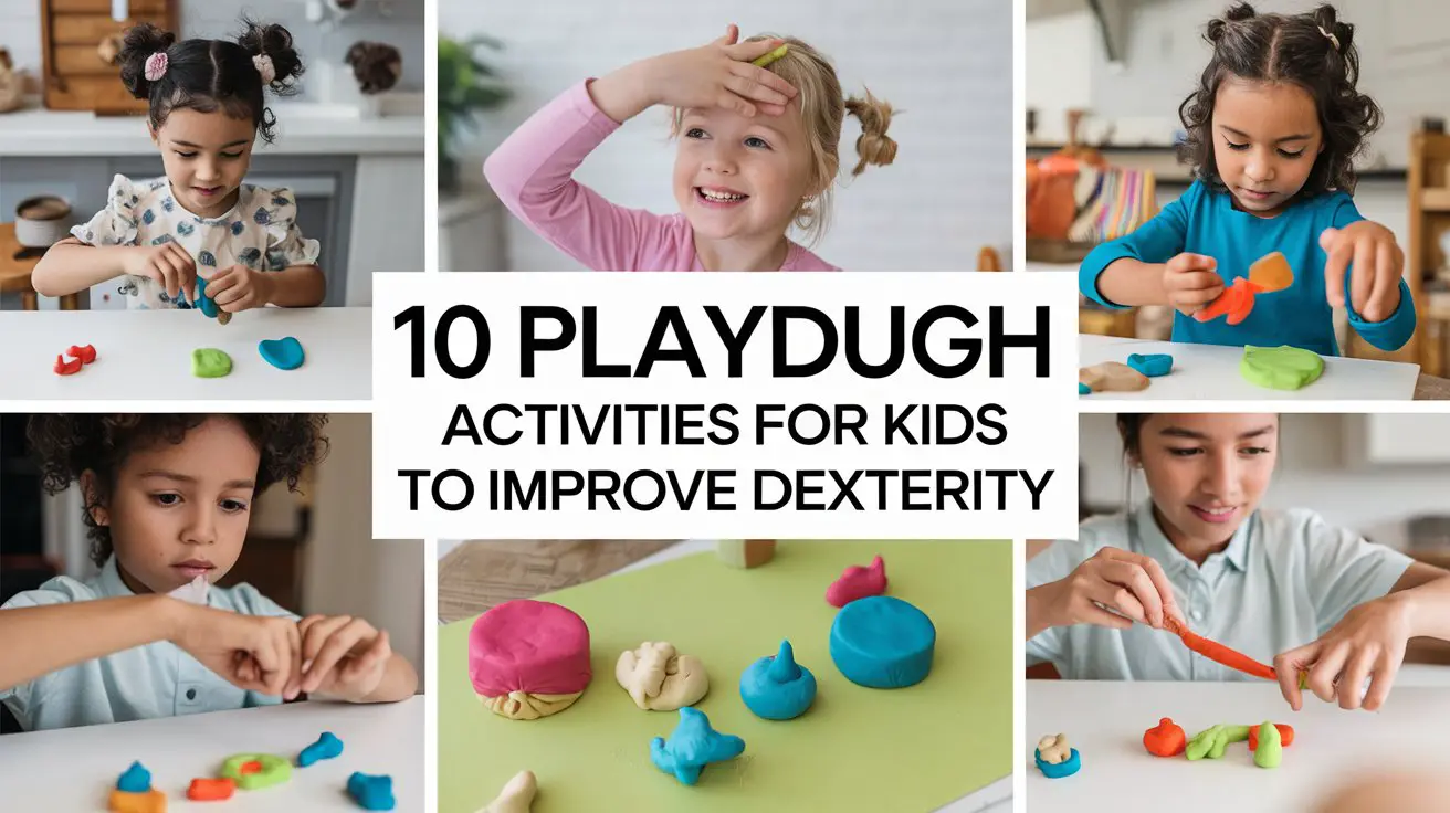 Playdough Activities for Kids to Improve Dexterity