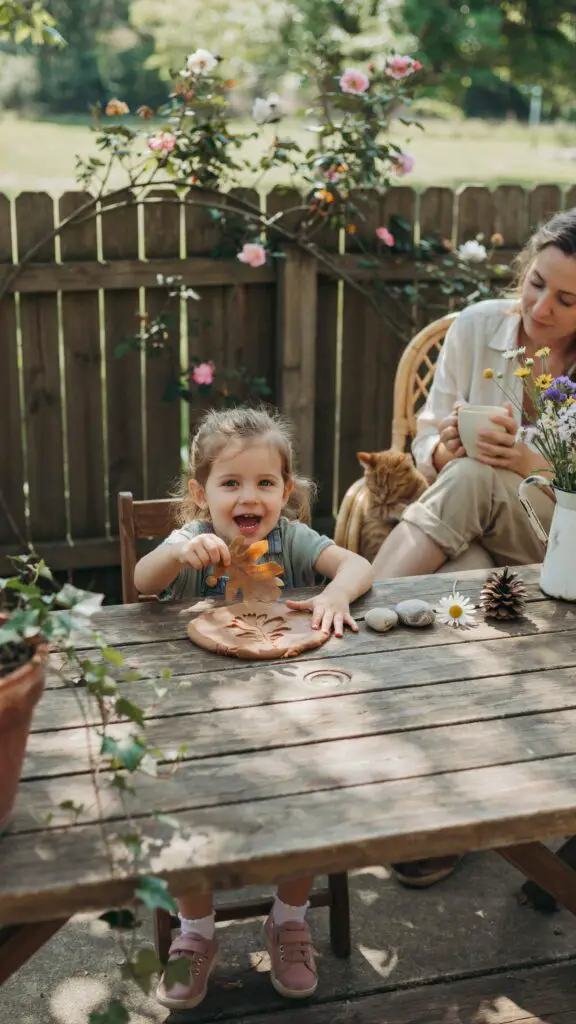 Playdough Fossils and Nature Imprints Sensory Science at Its Best