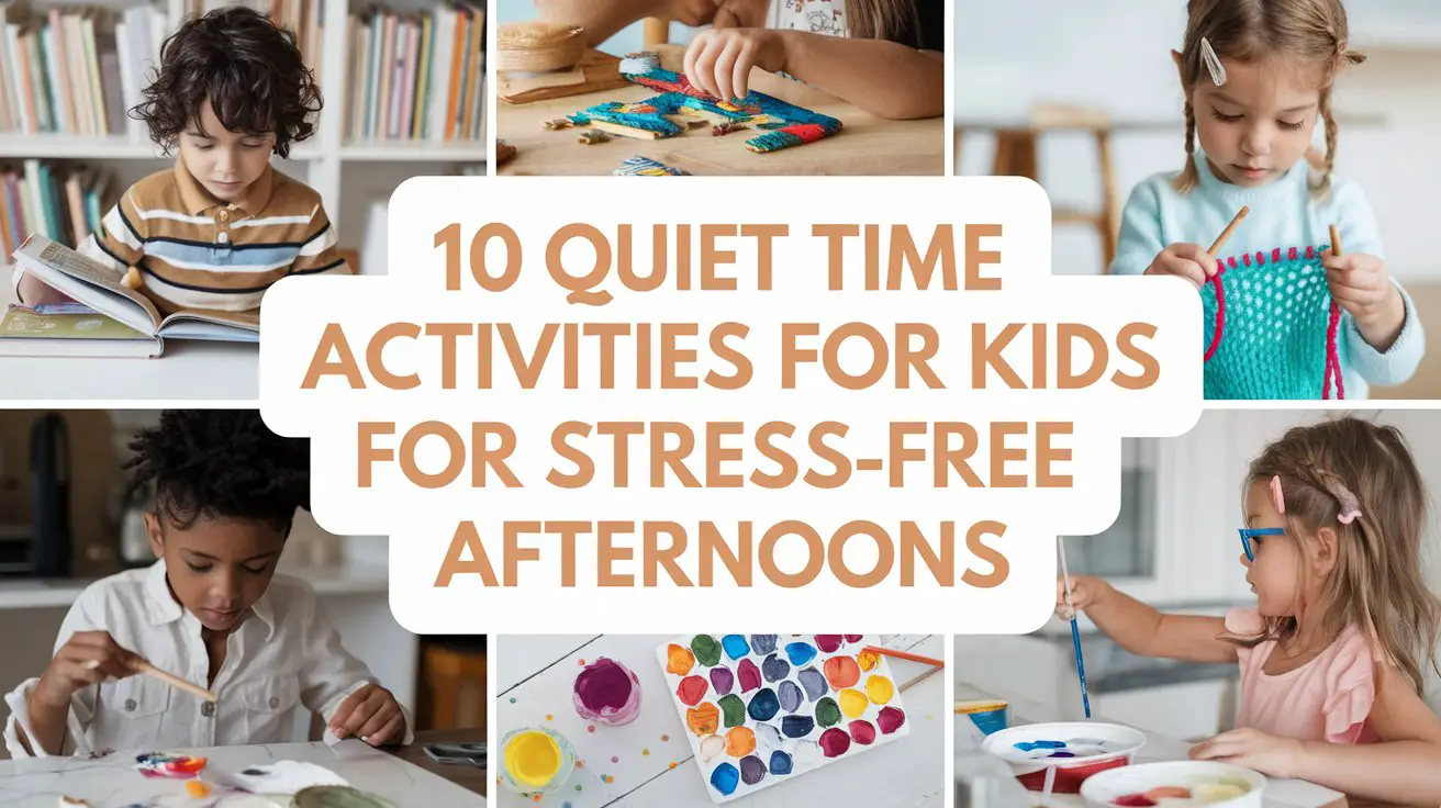 Quiet Time Activities for Kids for Stress-Free Afternoons