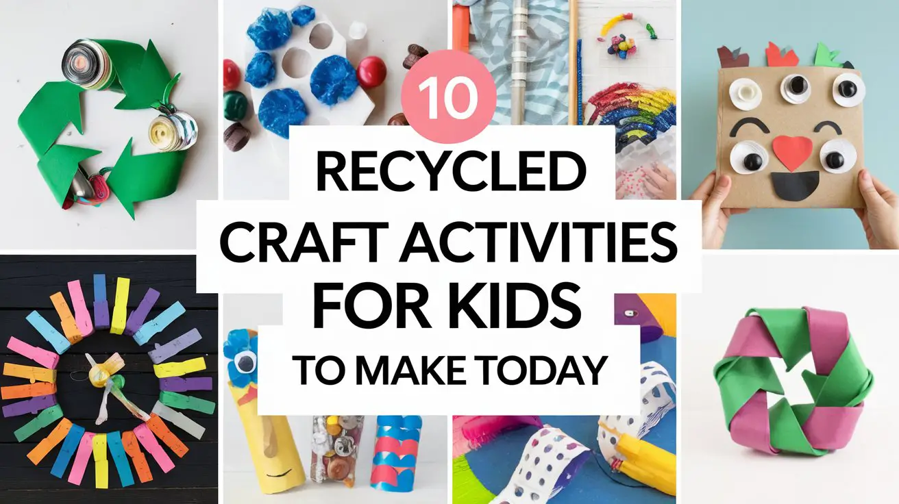 Recycled Craft Activities for Kids to Make Today