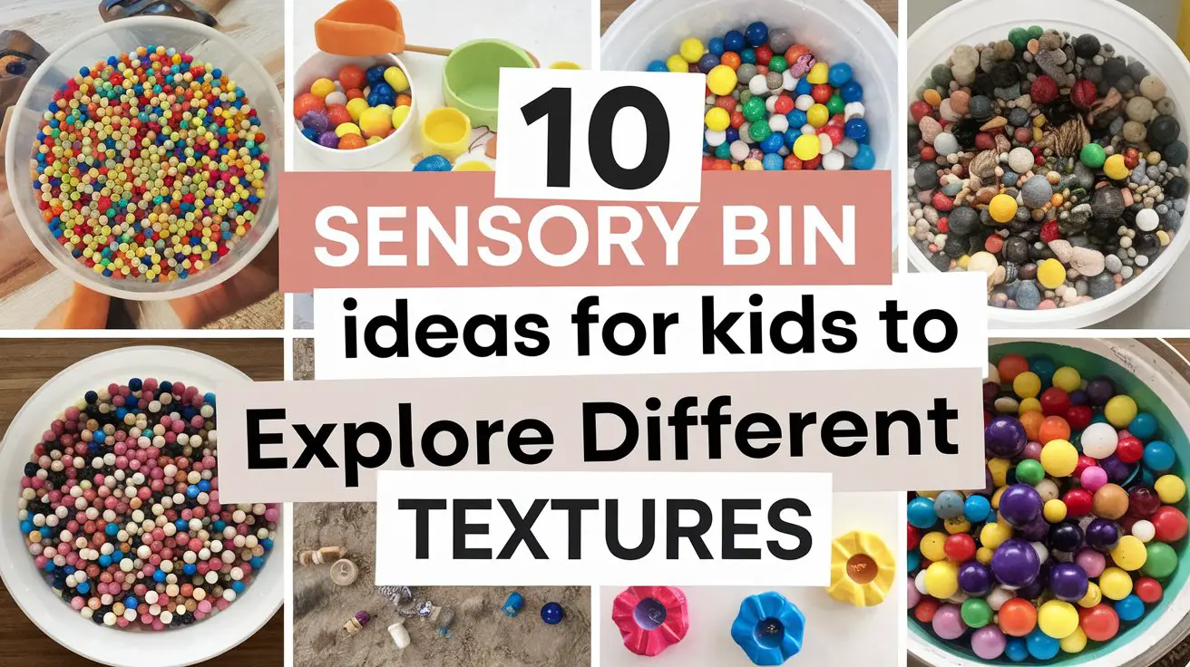 Sensory Bin Ideas for Kids to Explore Different Textures