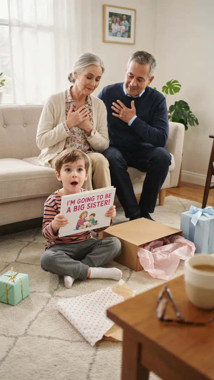 Sibling Unwraps a “New Role” Gift Box